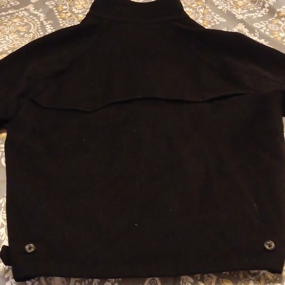 Vintage Black Wool Polo by Ralph Lauren Jacket Size Large fits like a Medium. - Picture 4 of 4